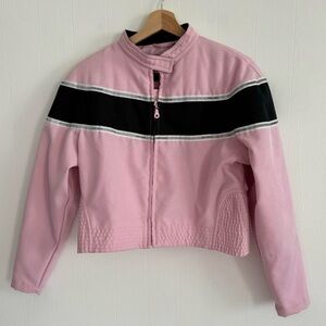 Biker Design pink motorcycle jacket